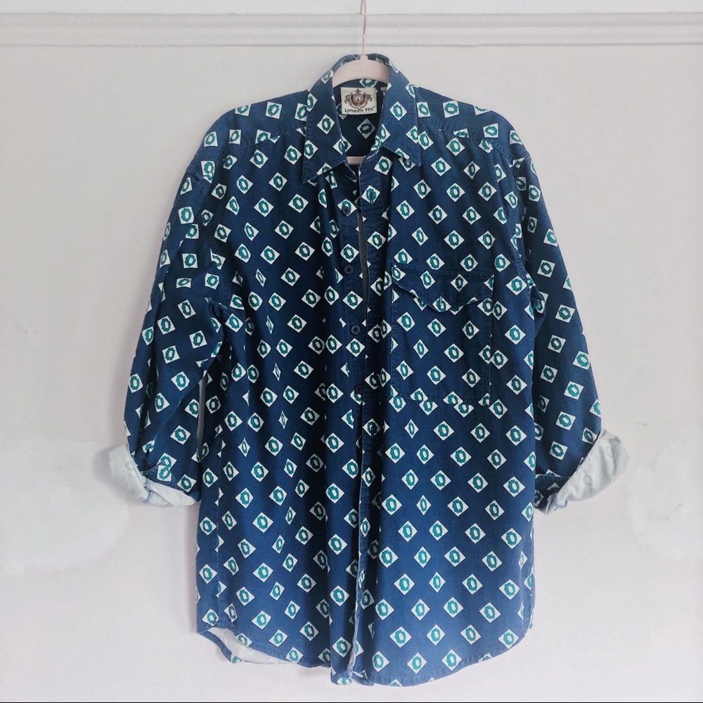 Vintage London Fog Button-Down Shirt